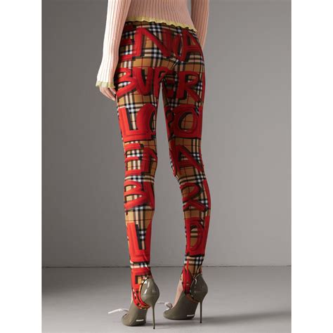 burberry print leggins|burberry leggings outfit.